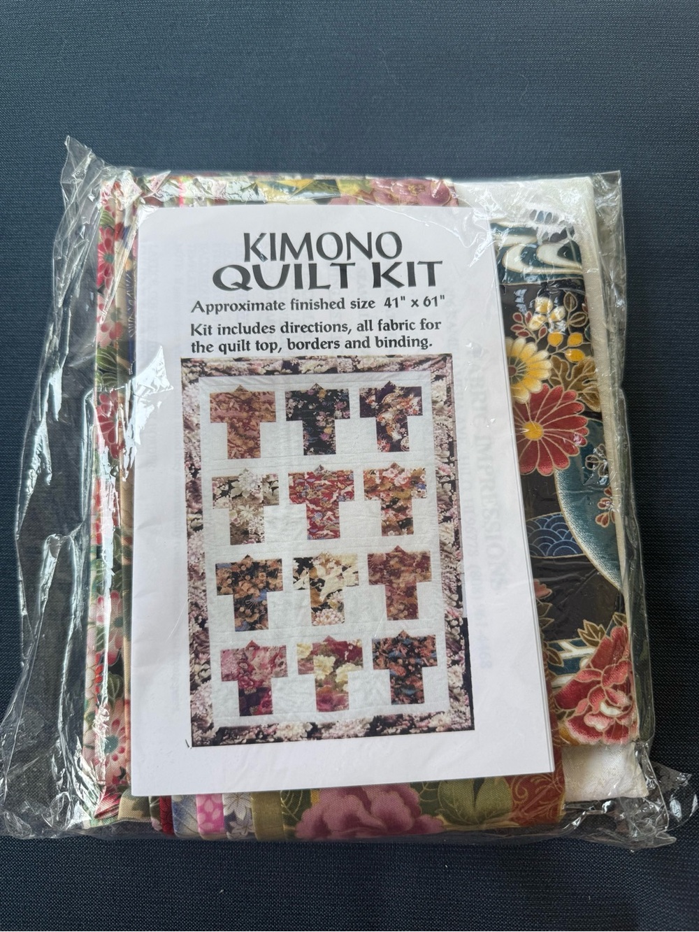 🆕Kimono Quilt Kit - Exquisite
